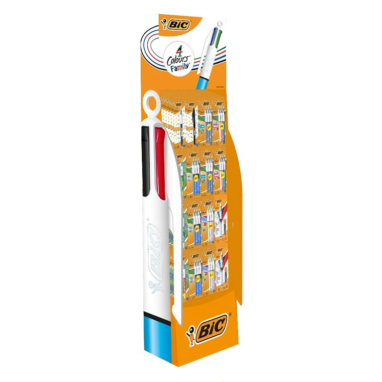 FLOOR DISPLAY SMALL: BIC® 4 COLOURS ®